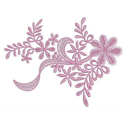 Matriz de matriz Matriz De Bordado Floral 14